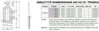 Jímací tyč s rovným koncem-trubka JT 4,0 AlMgSi délka 4,0m Tremis VN3035