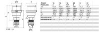 Vidlice 16A 5p 400V IP44 6h Quick-Connect BALS 211104
