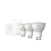 Philips Hue White and Color ambiance GU10 sada (3x LED žárovka+bridge+ovladač)