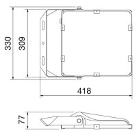 ELIA FL   100W 4000K(CRI80) DALI IP66 M2