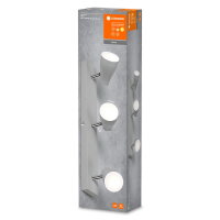 LEDVANCE LED SPOT PEAR GREY 3 x 4.3W 2700K GU10