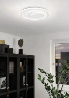 Stropní svítidlo PALAGIANO 1 LED d480 bílá/satén 21W IP20 EGLO 32053