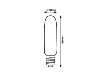 Světelný zdroj Filament LED, E27 T30, 5W, 300lm,3000K, amber RABALUX 79007