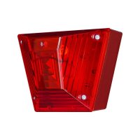 AS/B/230/RL Průmyslový maják Asserta červený kryt červený maják 230V AC