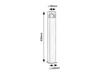 LOANDA E27 1x 60W IP5 černá RABALUX 77082
