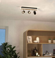 Bodové svítidlo RIMBOCCHI LED dřevo/černá 20W IP20 EGLO 901633
