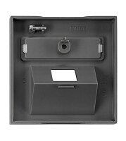 Kryt datové zásuvky 1x RJ45 UAE SFB, popisové pole, antracit SCHRACK EV114314--