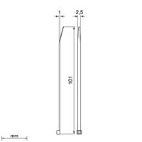 22 Cable tie HD black 2,5x101 U71X