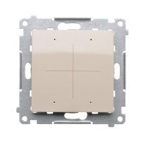 4-násobný spínač (strojek s krytem), krémová KONTAKT SIMON DEW4.01/41