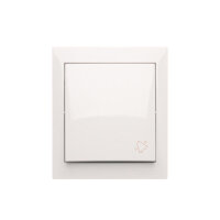 tlačítko 'zvonek' odolný proti vlhkosti bílý KONTAKT SIMON ACD1/11