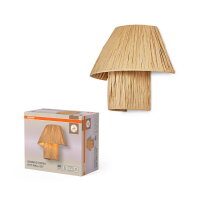 Decor Bamboo Paper Hut Wall 1XE27 Brown OSRAM 4099854452895