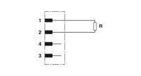 Zakončovací odpor SAC-4P-M12MS TR 120 1/2 PHOENIX CONTACT 1410124