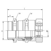 Kabelová vývodka SKINTOP GRIP M25X1.5 LAPP 53113210