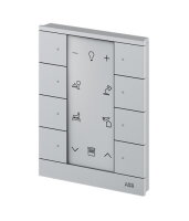 Ovládací prvek Tenton ABB KNX 8nás, hliníková stříbrná 2CKA006220A0856