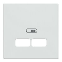 Centrální deska, Merten System M, pro USB nabíječky, polar white MEG4367-0319
