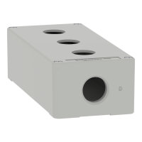 Skříň kovová, Šedá, M25 3 otvory, 22MM 80X175X51,5 UL CSA    SCHNEIDER XAPD3203
