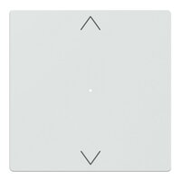 Klapka, Merten System D, (nahoru/dolů), lotus white, lesklý plast MEG5215-6035