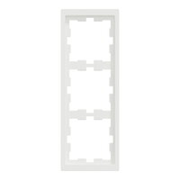 Rámeček Merten D-Life, trojnásobný, nordic white, plast SCHNEIDER MTN4030-6537