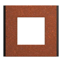 Krycí rámeček NOVÁ UNICA DECO MATERIALS jednonásobný, Terracotta