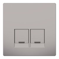 Centrální deska, Merten System D, RJ45, nikl, plast MEG4572-6050
