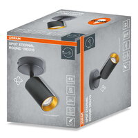 LED SPOT ETERNAL BLACK 1XGU10 ROUND OSRAM 4099854588112