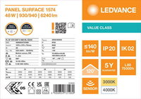 LED panel SURFACE SENSOR 1574 48W ML 93040 LEDVANCE 4099854731969