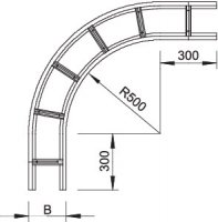 OBO 6229425 Oblouk 90° WLB 90 162 FT