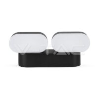 12W LED Wall Lamp Movable Black Body 300