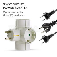 3 Outlet Power Adapter (Label + Polybag