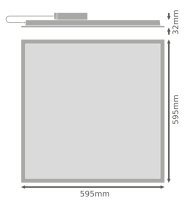 LEDVANCE PANEL ECO HLO 600 46W 840