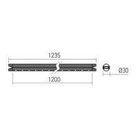 XROD LINEAR CYLINDRICAL SUSP. 24.3W/48V