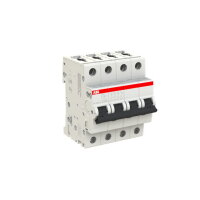 S204-K10 4 fázový jistič 10 A char. K 6kA ABB 2CDS254001R0427