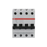 S204M-C10 4 fázový jistič 10 A char. C 10kA ABB 2CDS274001R0104