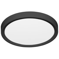 SALY LED sv. kruh 50W,60cm,CCT,6000lm,IP40,černý lem ECOLITE W007-CCT/50W/CR