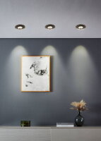 Vestavné svítidlo GEDREZ SET 5XLED-CCT d90 24,5W IP20 matný nikl  EGLO 300194