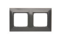 Rámeček 2-násobný Simon 54 Premium, IP20/IP44, antracit mat, metalizované DR2/48