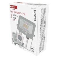 LED reflektor GLARO s pohybovým čidlem 10 W bílý IP54 1000lm neutrální ZS2314W