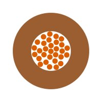 Jednožilový vodič H07V2-K EMBOSS 1X2,5 BN hnědá LAPP 4519032K