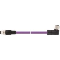 Konfekcionovaný sběrnicový kabel AB-DN-M12MS-2,0PUR-M12FS LAPP 22260797