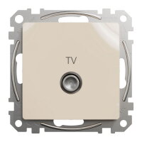 Sedna D/E TV zásuvka průběžná 7dB, Béžová SCHNEIDER SDD112474