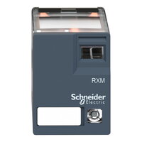 Schneider RXM4AB3BD Miniaturní 4P, 6 A, 24 V DC, LED (obj.množství 10 ks)