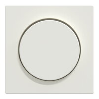 Centrální deska, Merten System M, s otočným knoflíkem, polar white, matný plast