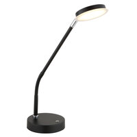 Stolní lampa SILVIO černá LED 6,5W 230V,350lm, 2700/3350/4000K GLOBO 58504TS
