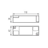 Transformátor nestmívatelný BLINGO DRVM42W ON-OFF KANLUX 37264