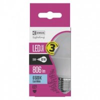 LED žárovka Classic A60/E27/8,5 W (60 W)/806 lm/studená bílá EMOS ZQ5142