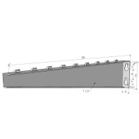 Nosník NZM 500 ''GZ'' pro žlab 500/50, 500/100 ARKYS ARK-215050