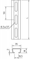 1112709 AMS3518P2000A2 Profilová lišta