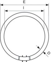 Philips zářivková trubice MASTER TL5 Circular 40 W / 830
