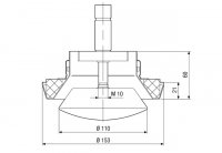 Maico 0151.0275 WBV 10 ventil talířový protipožární DN 100