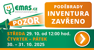 INVENTURA SKLADU PODĚBRADY